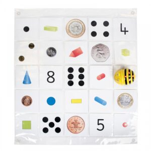 TTS Bee-Bot läbipaistev taskutega matt (4 x 6 ruutu) 1/2